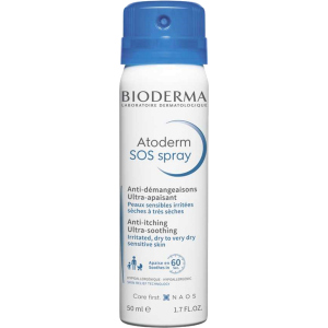 Спрей Atoderm SOS Spray Анти-свербіж Ультразаспокійливий 50 мл (3401528546402) краща модель в Луцьку