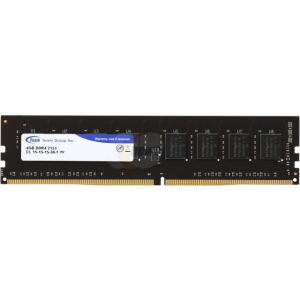 Модуль пам'яті для комп'ютера DDR4 4GB 2133 MHz Elite Black Team (TED44G2133C1501) в Луцьку