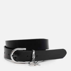 Ремінь жіночий шкіряний Calvin Klein Jeans Ck Charm Buckle 25mm K60K607954-BAX 85 см Black (8719854132844)