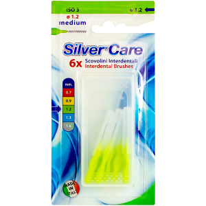 Міжзубні йоржи Silver Care 6 шт середні (8009315041243) в Луцьку