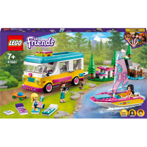 Конструктор LEGO Friends Лісовий будинок на колесах та вітрильний човен 487 деталей (41681) краща модель в Луцьку