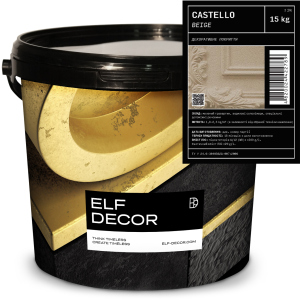 Декоративна штукатурка Elf Decor Castello 1 - 2 мм 15 кг (mbaCAS_15) надійний