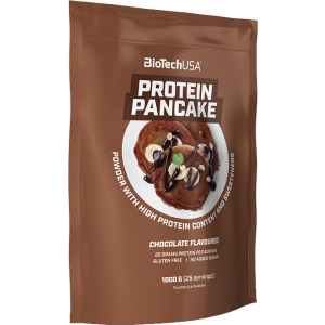 Замінник живлення BioTech Protein Pancake 1000 г Шоколад (5999076236206) краща модель в Луцьку