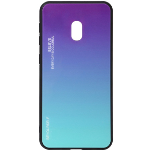 Панель BeCover Gradient Glass для Xiaomi Redmi 8A Purple-Blue