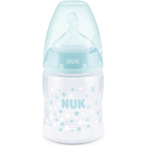 Пляшечка для годування NUK First Choice Plus з силіконовою соскою 150 мл М'ятна (4008600400493) в Луцьку