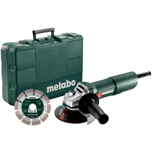 Угловая шлифмашина Metabo W 750-125 SET КШМ 750 Вт, 125 мм + диск (603605510) в Луцке