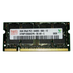 Модуль памяти для ноутбука Hynix SoDIMM DDR2 2GB 800 MHz (HYMP125S64CP8-S6). 42993 надежный