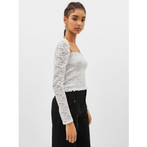 Топ Bershka 2230/187/251 S Білий (SZ02230187251027) ТОП в Луцьку