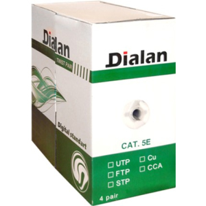 Кабель Dialan КПВЕ 4х2х0.50 мм² (FTP-cat.5E) 305 м (10554) в Луцьку