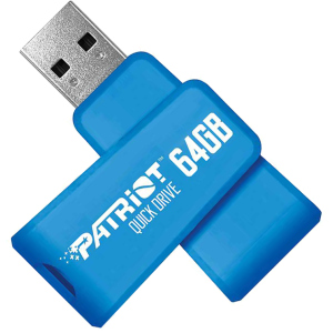 Patriot Color Quickdrives 64GB USB 3.1 Blue (PSF64GQDBL3USB) в Луцьку