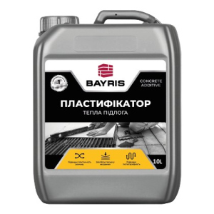 Пластификатор теплый пол Bayris добавка в бетон 10л в Луцке