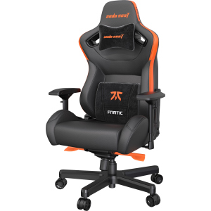 Кресло игровое Anda Seat Fnatic Edition Black/Orange Size XL (AD12XL-FNC-PV/F) ТОП в Луцке