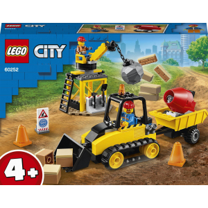 Конструктор LEGO City Great Vehicles Будівельний бульдозер 126 деталей (60252) ТОП в Луцьку