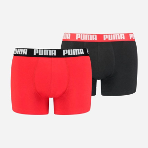 Трусы-шорты Puma Basic Boxer 2P 90682309 M 2 шт Red-Black (8718824609782) ТОП в Луцке