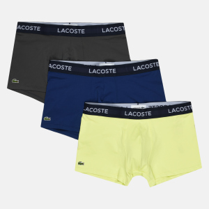 Труси-шорти Lacoste 5H3390-Q9N S (T2) 3 шт Methylene/Pitch chine-limeira (3665926975824) ТОП в Луцьку