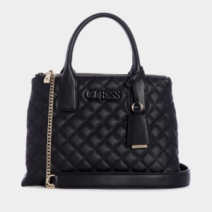 Сумка женская Guess Elliana Satchel 562 Черная (H2000029600005) лучшая модель в Луцке