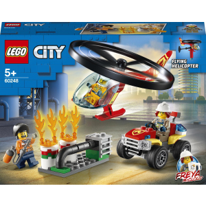 Конструктор LEGO City Fire Пожежний рятувальний вертоліт 93 деталі (60248)