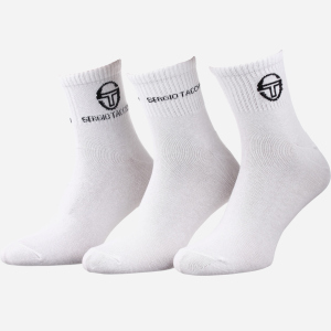 Набір шкарпеток Sergio Tacchini 93241341-1 39-42 3 пари Білий (3349600160576) краща модель в Луцьку