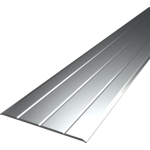 Плінтус алюмінієвий Алюпро ПАС-3099м 2.71 м Сріблястий (Н0000000424) ТОП в Луцьку