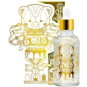 Есенція для обличчя Elizavecca Milky Piggy Hell-Pore Gold Essence з частинками 24к золота 50 мл (8809624500086) краща модель в Луцьку