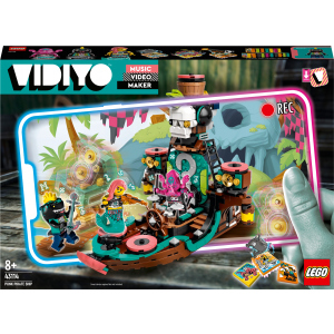 хорошая модель Конструктор LEGO VIDIYO Punk Pirate Ship (Корабль Пирата Панка) 615 деталей (43114)