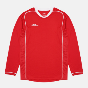 Футболка с длинными рукавами Umbro Olimpico Jersey L/S 697427A54 152-158 см Красная (5051661285881)