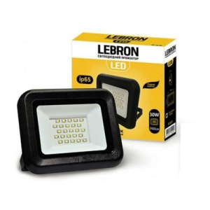 LED прожектор Lebron LF, 30W, LED, 2400Lm, 6200К (4748) ТОП в Луцьку