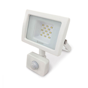 купить LED прожектор Velmax с датчиком движения, 10W, 900Lm, 6200K (4428)