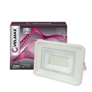 LED прожектор Velmax, 30W, 2700Lm, 6200К (4542) ТОП в Луцьку