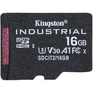 купити Kingston microSDHC 16GBSP Industrial Class 10 UHS-I V30 A1 (SDCIT2/16GBSP)