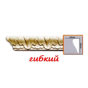 Молдинг гибкий CR686F Gaudi Decor (35x24)мм лучшая модель в Луцке