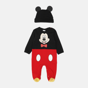 Чоловічок + шапочка Disney Mickey Mouse MC10455 68-74 см Чорно-червоний (8691109774507) ТОП в Луцьку