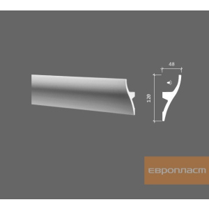 Карниз Европласт 1.50.229 (120x48)мм в Луцке