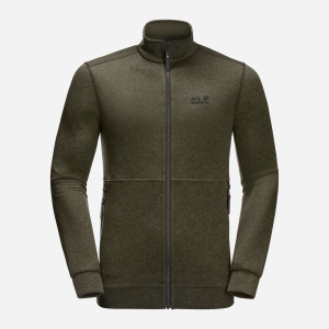 Флісова кофта Jack Wolfskin Finley Jacket M 1708301-4144 L Сіро-зелена (4060477948546)