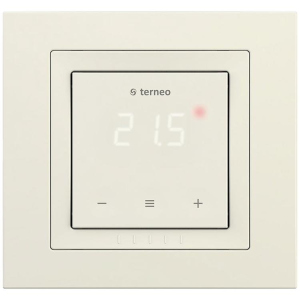 Терморегулятор для теплого пола Terneo s unic (слоновая кость) лучшая модель в Луцке