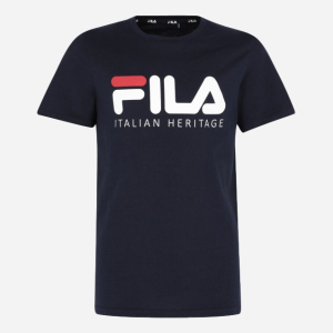 Футболка FILA 108470-Z3 158-164 см Сапфірова (4670036607175) краща модель в Луцьку