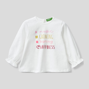 Футболка з довгими рукавами United Colors of Benetton 3I1XC15DD.P-074 100 см XX (8300895247668) краща модель в Луцьку