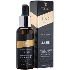 Ефірна олія DSD de Luxe 3.4.5.В Science-7 De Luxe Essential Oils сприяє усуненню лупи, стимулює ріст волосся та знижує лупу 35 мл (8437011863522)