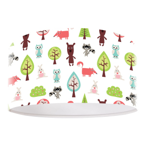 купить Абажур BPS Koncept 50cm FOREST FRIENDS