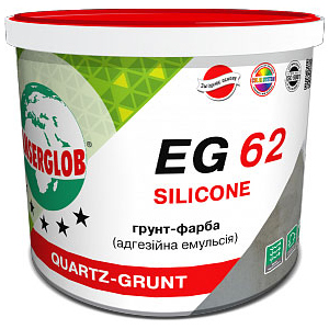 Грунтующая краска Anserglob EG 62 Silicone 10 л Белая (IG10000017277) в Луцке