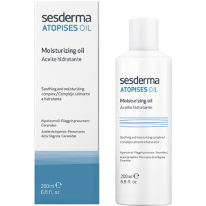 Олія зволожуюча Sesderma Oil Moisturizing Atopises для чутливої, схильної до акне шкіри 200 мл (8429979434555) краща модель в Луцьку