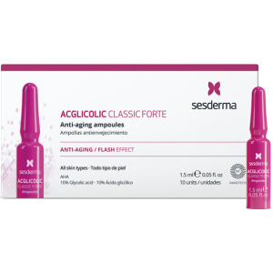 Антивіковий засіб в ампулах Sesderma Acglicolic Classic Forte 1.5 мл х 10 шт (8429979446152)