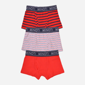 Трусики-шорты Minoti 7B BRIEF 2 35097TEN 134-140 см 3 шт Красные (5059030615673) в Луцке