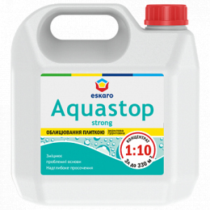 Ґрунтовка Eskaro Aquastop Strong 3 л краща модель в Луцьку