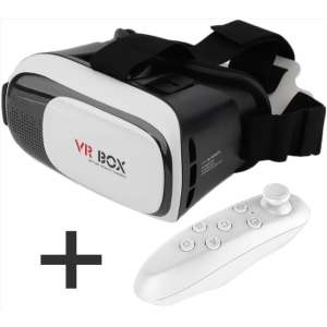 Окуляри віртуальної реальності 3D VR Box 2.0 Remax + пульт у подарунок, чорно-білі F_130127 краща модель в Луцьку