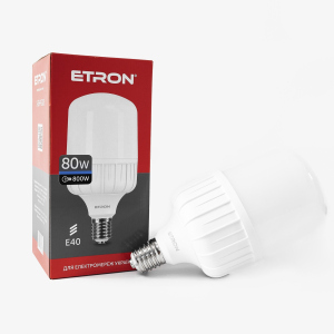 LED лампа ETRON Light 1-EHP-308 T140 80W 6500K 220V E40 ТОП в Луцке