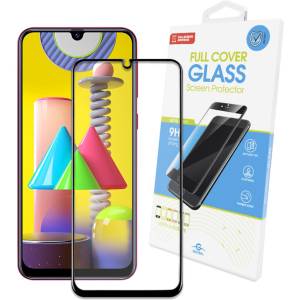 Захисне скло Global Full Glue Samsung Galaxy M31 (М315) Black краща модель в Луцьку