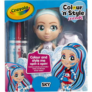 Набір для творчості Crayola Colour n Style Стильні дівчата Скай (918938.005) (8720077189386) ТОП в Луцьку