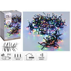 Гірлянда Christmas Decoration 576 LED ламп різнокольорова 7.2 м (AX9502420) ТОП в Луцьку