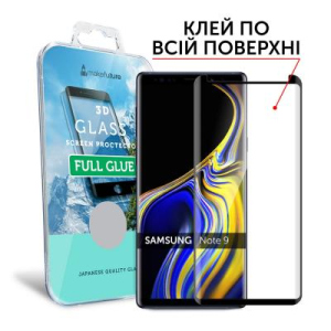 Скло захисне MakeFuture для Samsung Note 9 3D Black Full Glue (MG3DFG-SN9) в Луцьку